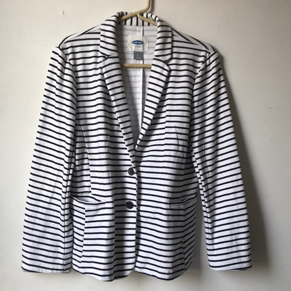 Striped blazer (size L)